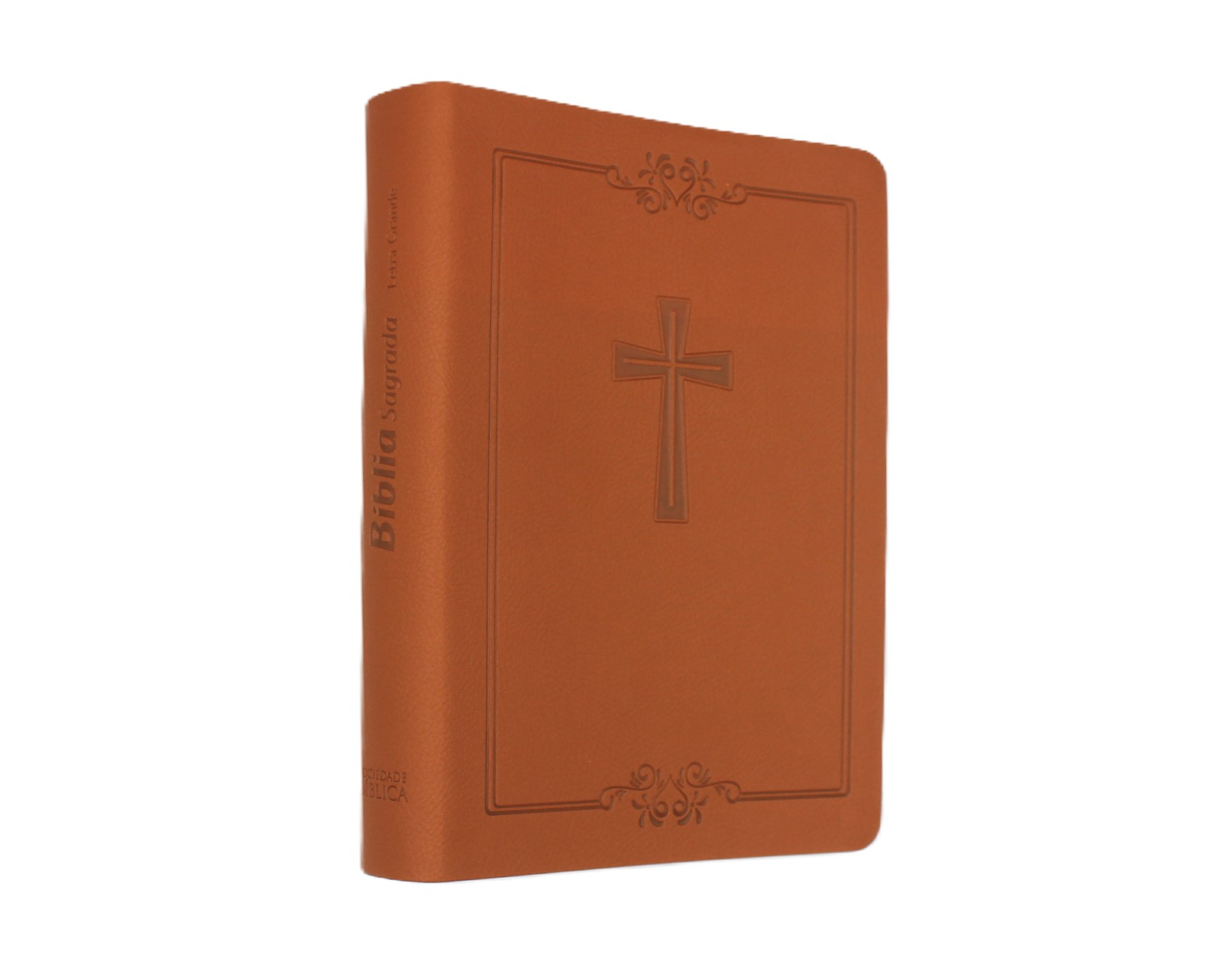 Biblia Almeida RC DN 64 LG Castanho