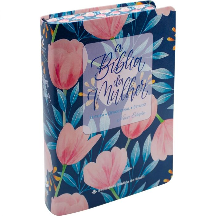 Bíblia da Mulher - Tulipas Azul