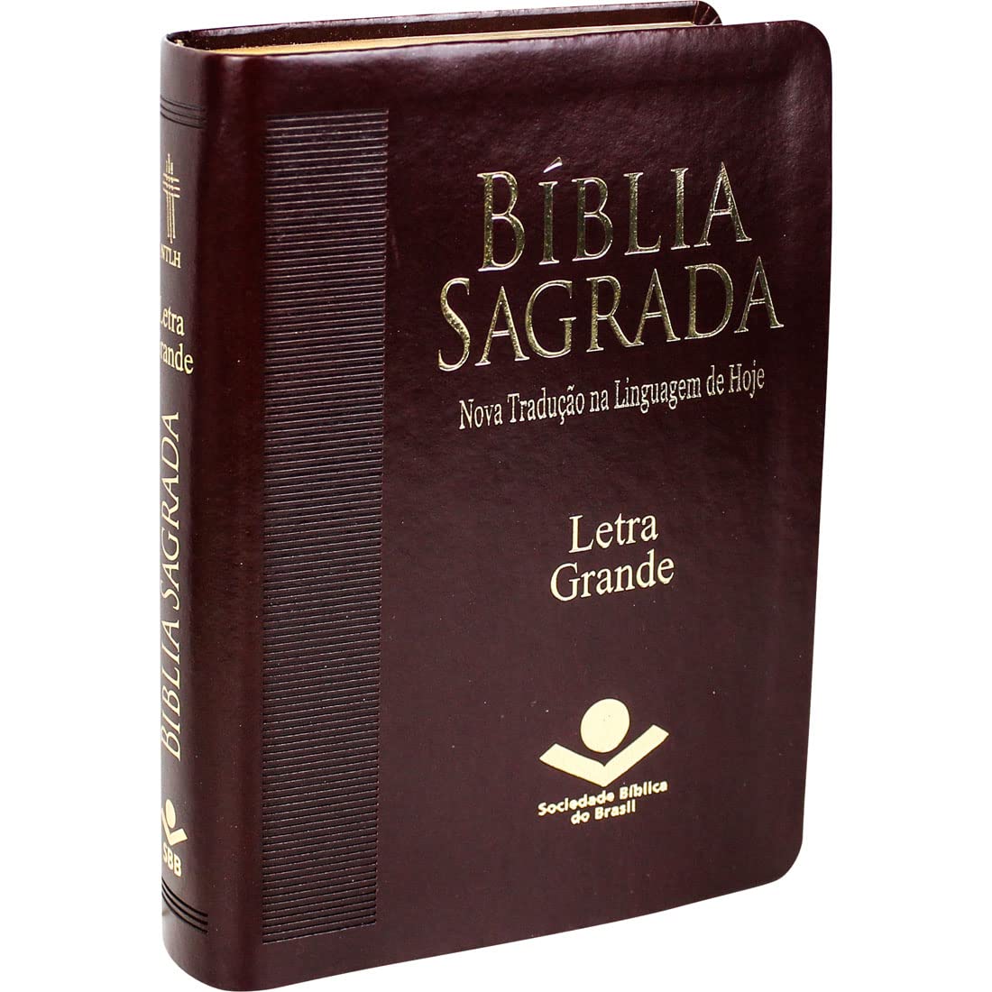Biblia NTLHO45LG - Castanho Nobre