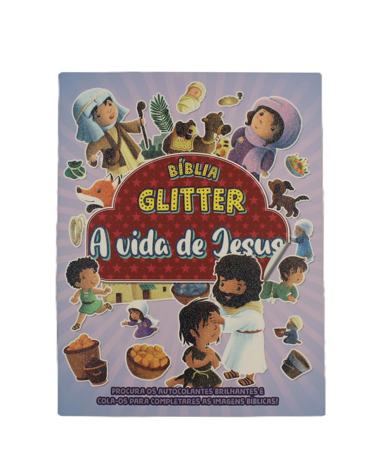 Biblia Glitter - A Vida De Jesus