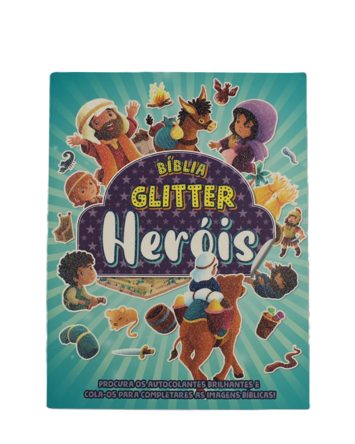 Biblia Glitter - Heróis