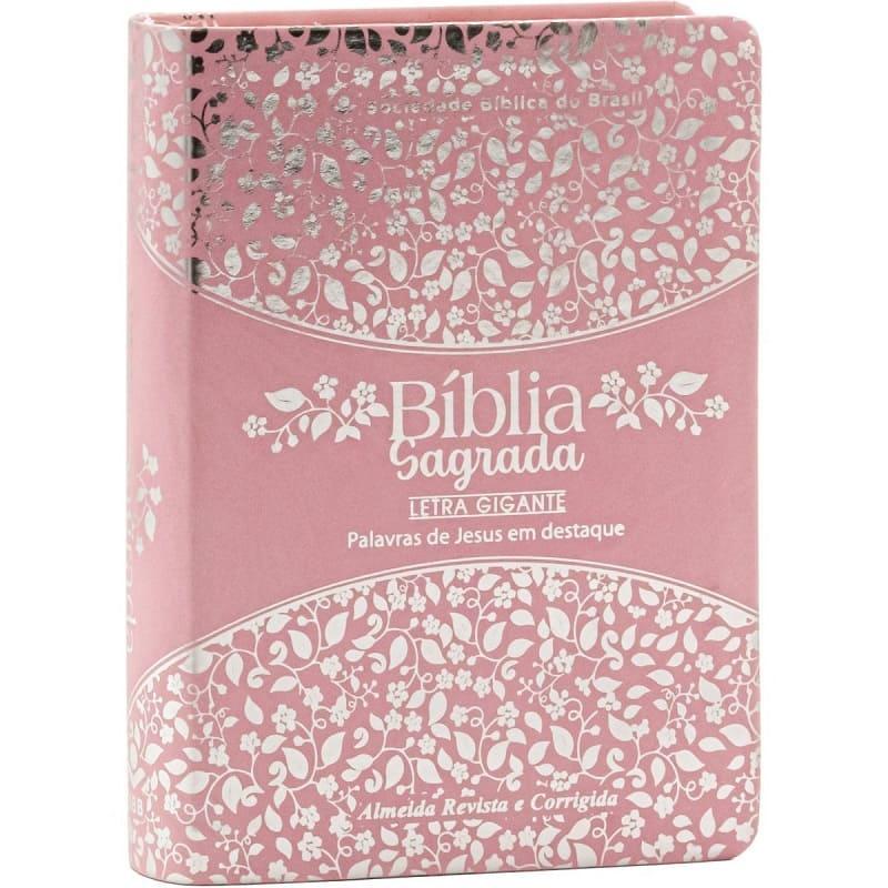 Bíblia ARC045LGILV Rosa - PJV