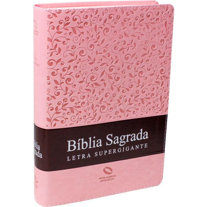 Bíblia Letra SuperGigante Rosa C/ Indíce