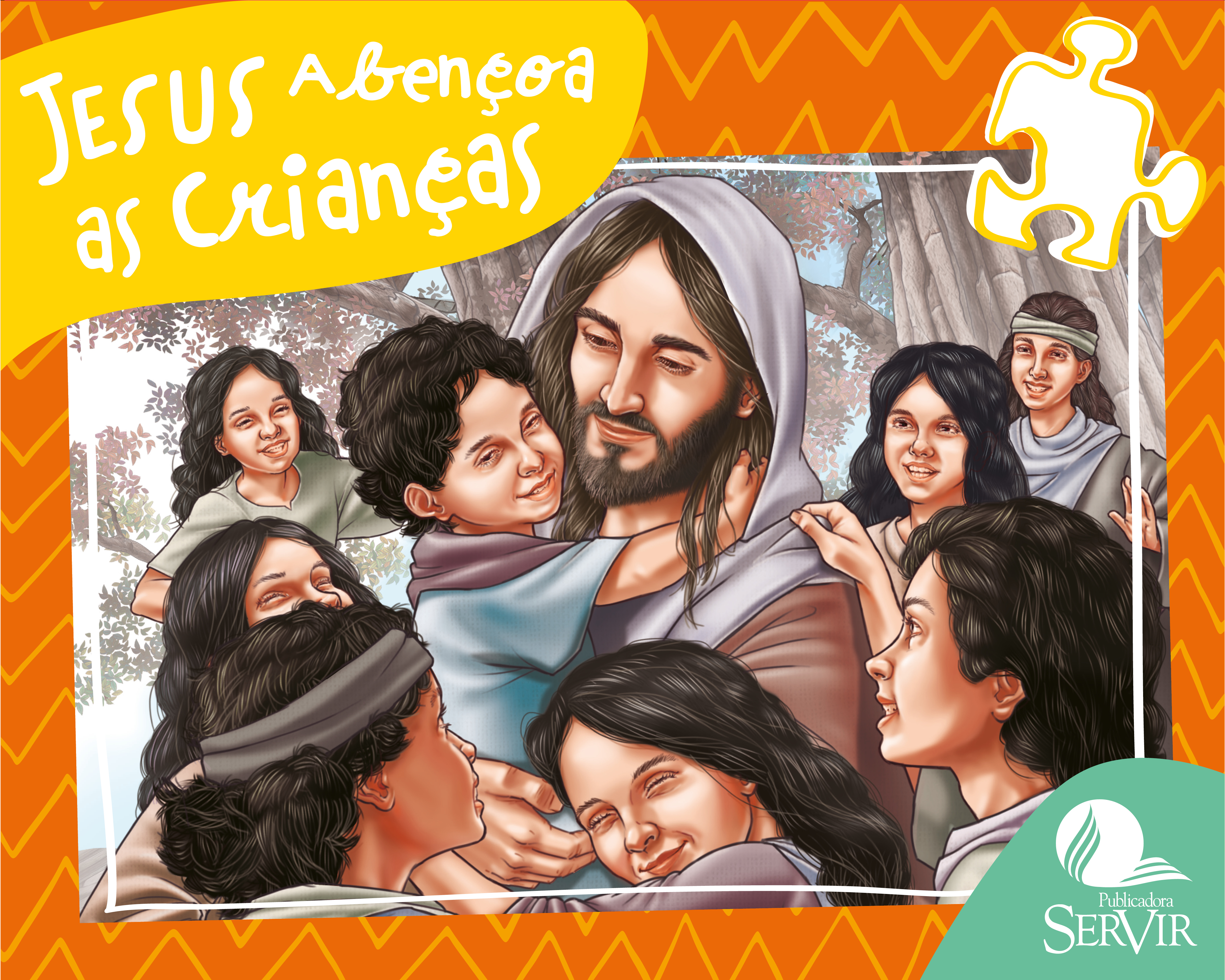 Puzzle - Jesus Abençoa As Crianças