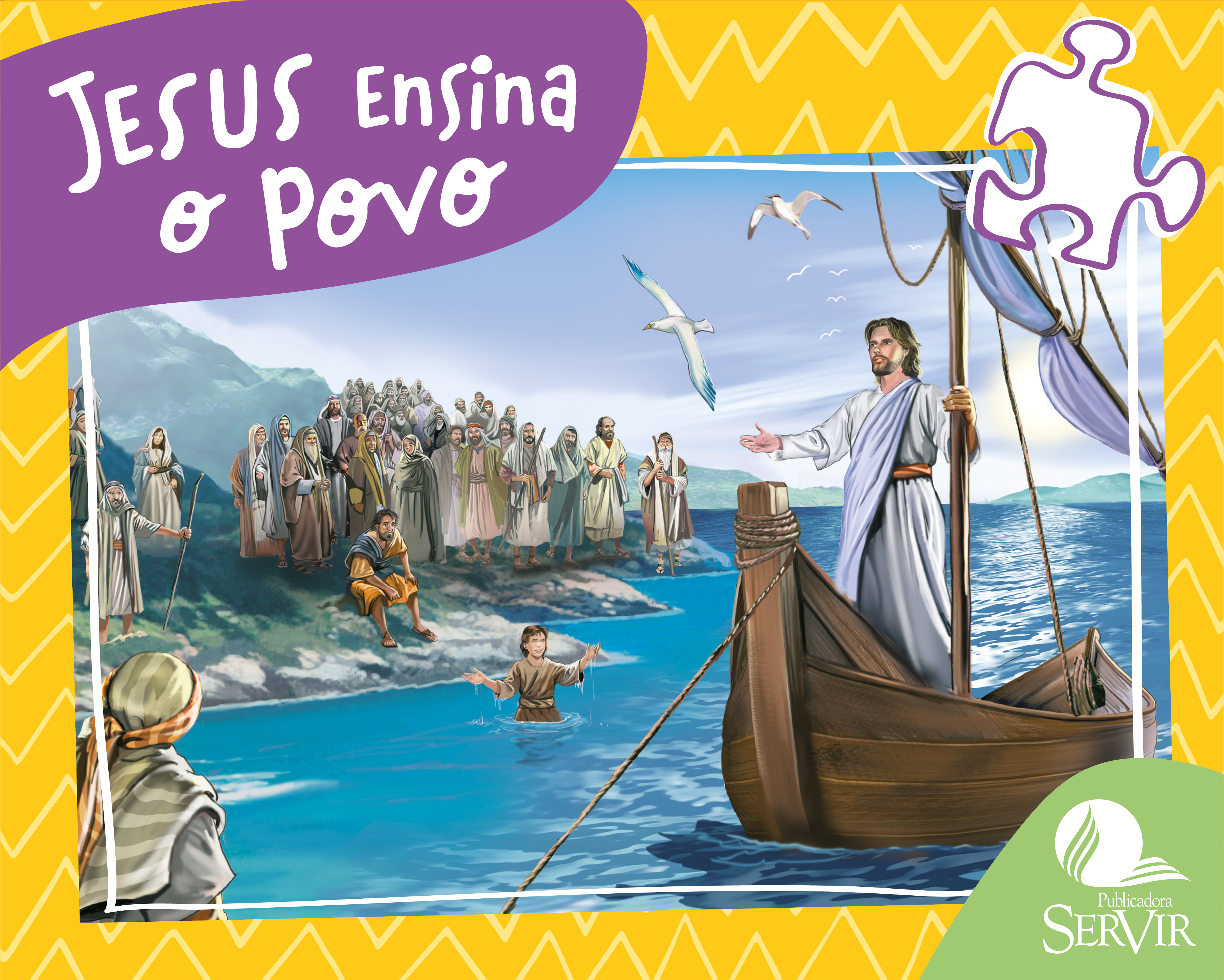 Puzzle - Jesus Ensina O Povo