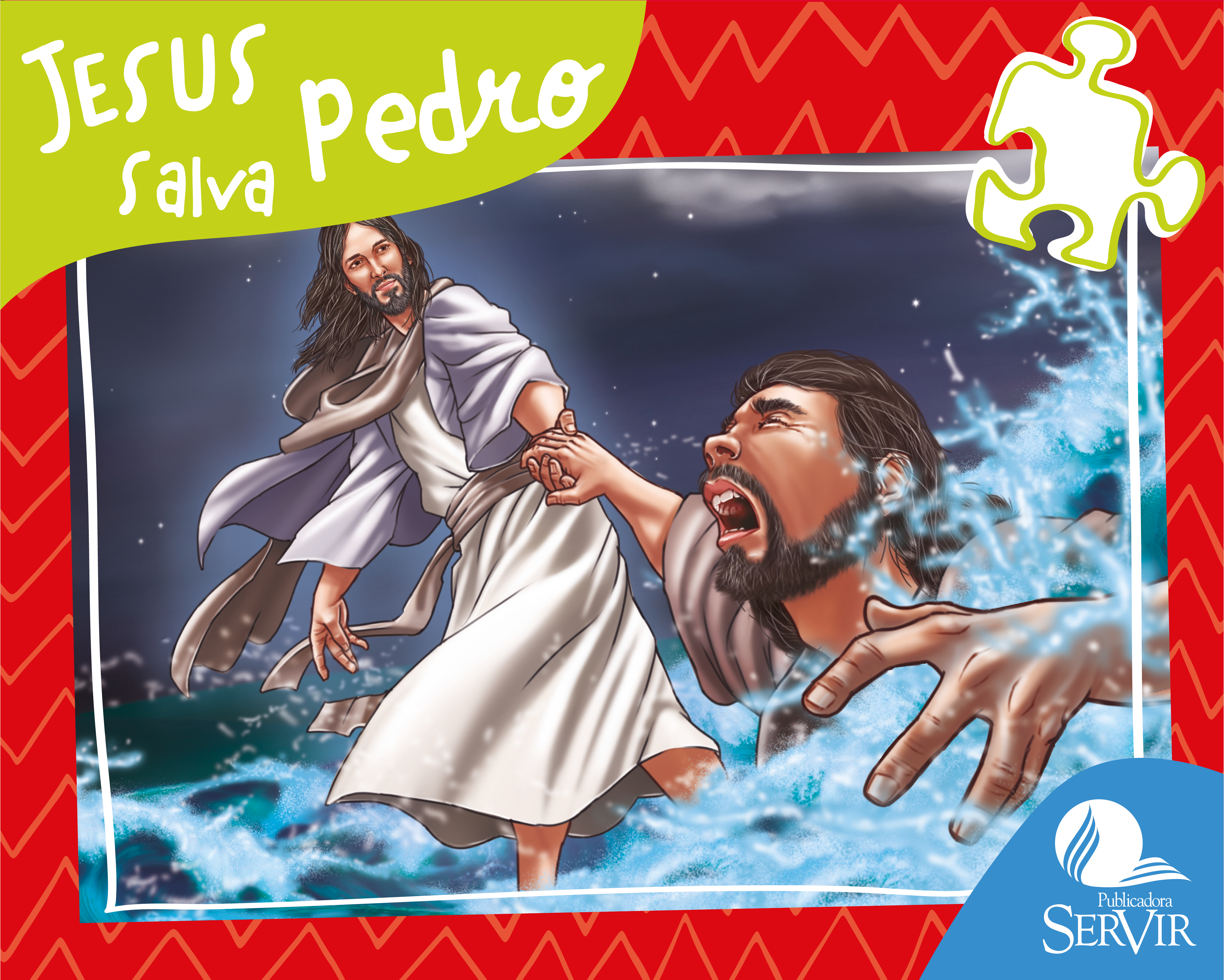 Puzzle - Jesus Salva Pedro