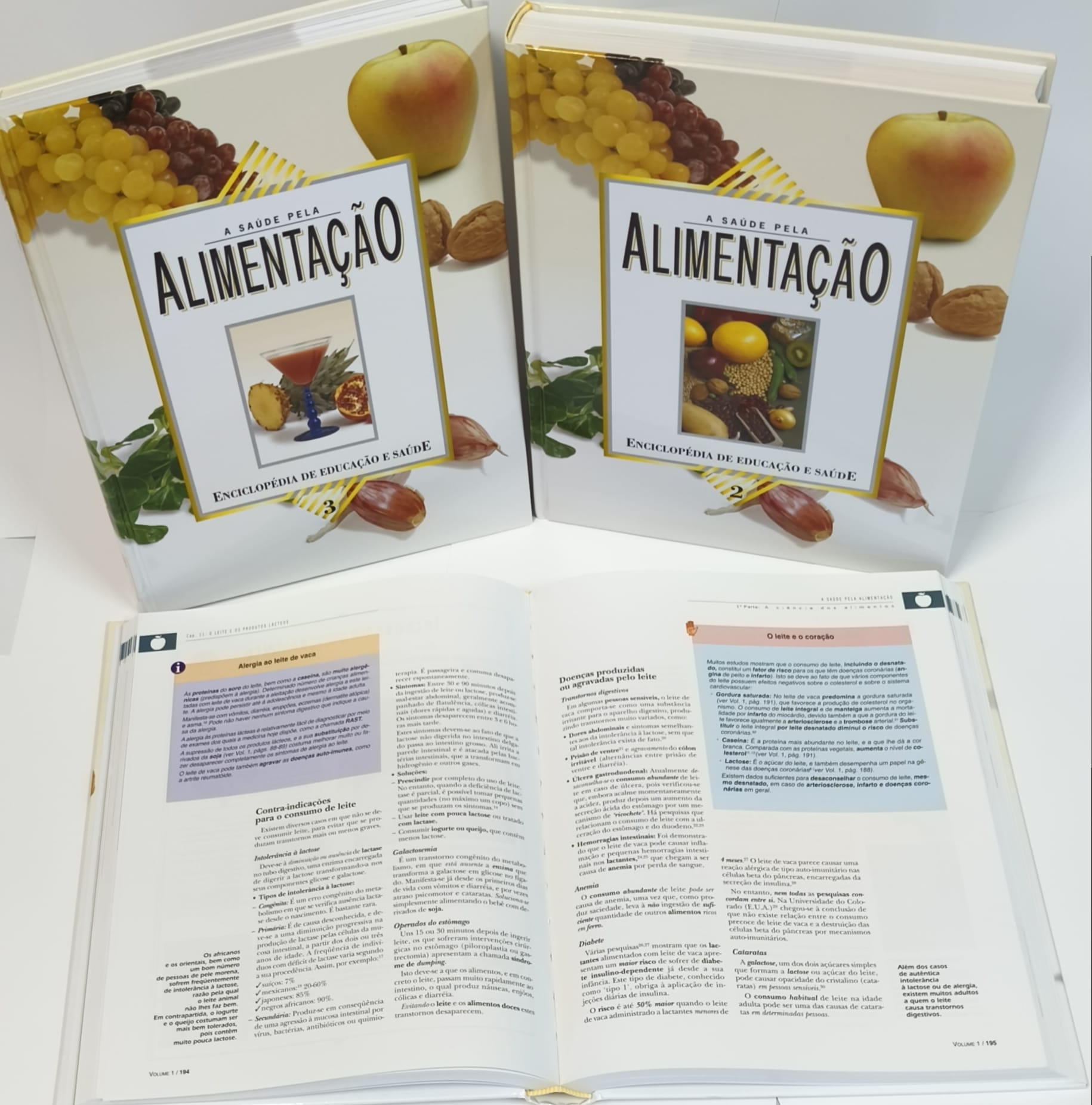 Coleção Saúde Pelos Alimentos - 3 Vols